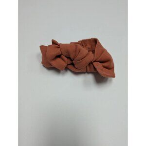 Small Bow Headband Kate Quinn Organic Cotton Orange Neutral Fall Harvest